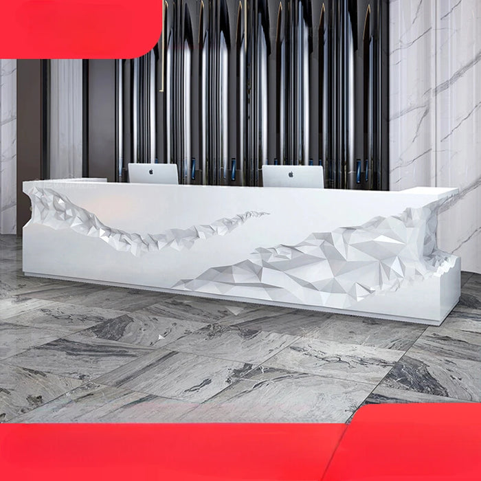 Lacquer Company Creative Simplicity Modern Office Front Desk Reception Desk Service Cashier Beauty Salon
