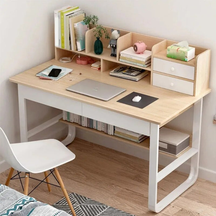 Modern Computer Minimalism Desk Household Study Table With Anti Slip Foot Mats Board For Bedroom A Living Room Learning Office