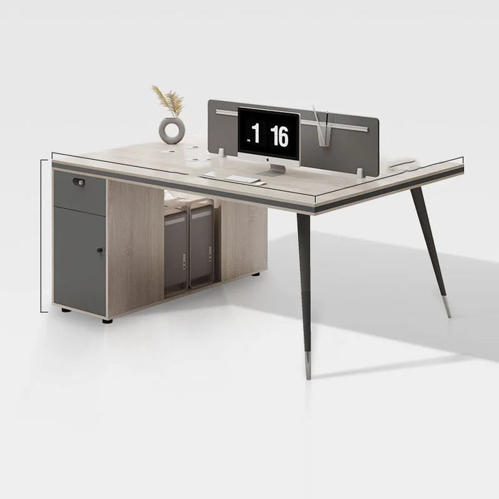 Drawers Conference Office Desk Study Corner Modern Filing Meeting Workbench Office Desk Storage Scrivania Bianca Furniture HDH