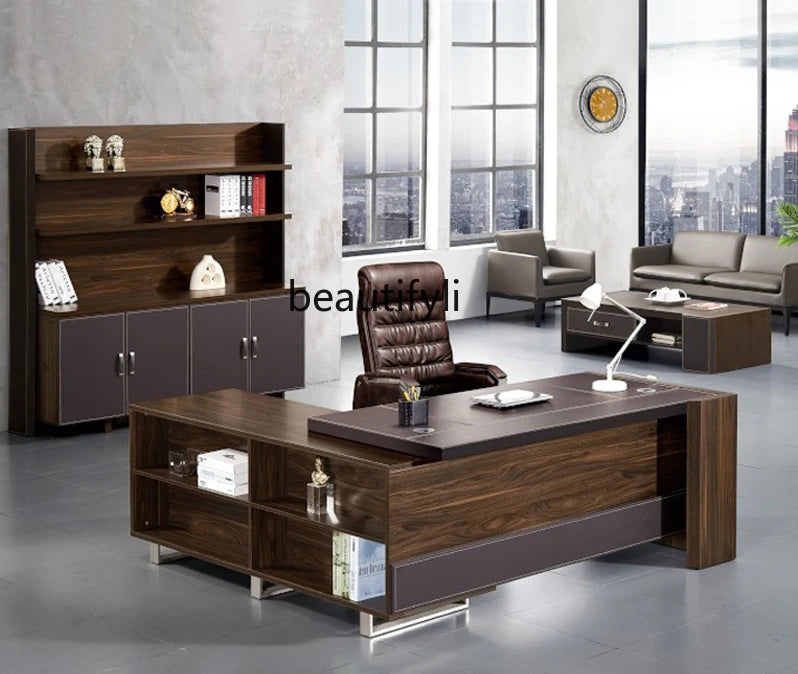 Office Furniture Boss Desk Desk Simple Modern Executive Desk Creative Executive Manager Desk President Desk and Chair