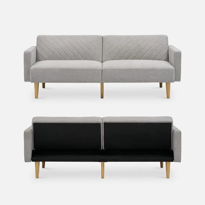 Chloe Futon Sofa Bed, 77.5", Couch, Small Sofa, Sleeper Sofa, Loveseat, Mid Century Modern Futon Couch, Sofa Cama