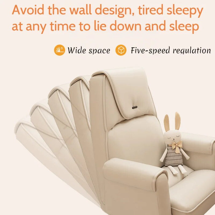 Adjustable Lifting Recliner Home Computer Sofa Chair Leaning Back Sedentary Office Chair Bedroom Cute Swivel Gaming Chair