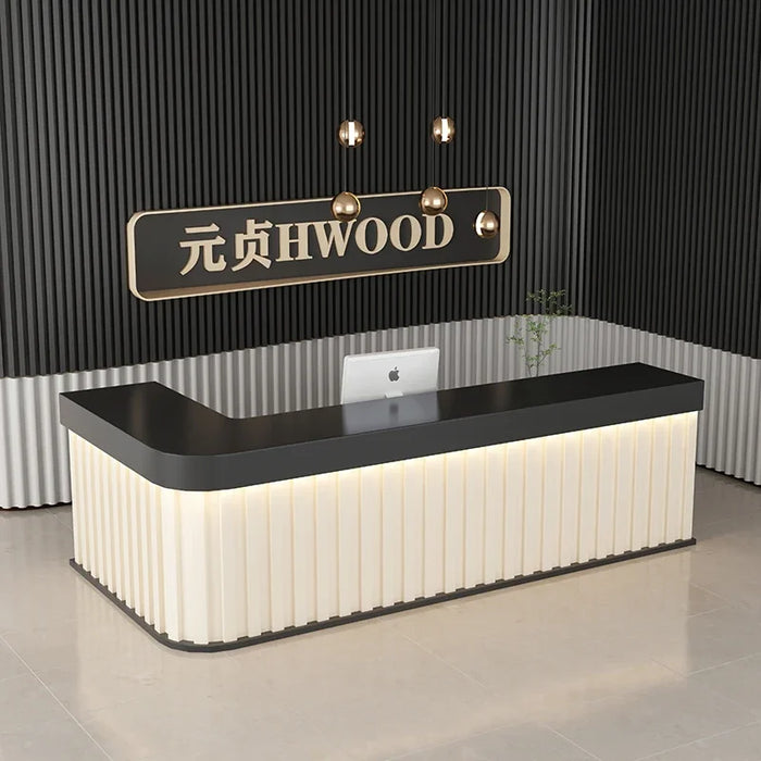 Simple Counter Desk Reception Offices Checkout Counter Stand Table Reception Beauty Recepcion Mueble Bar Furniture Counter