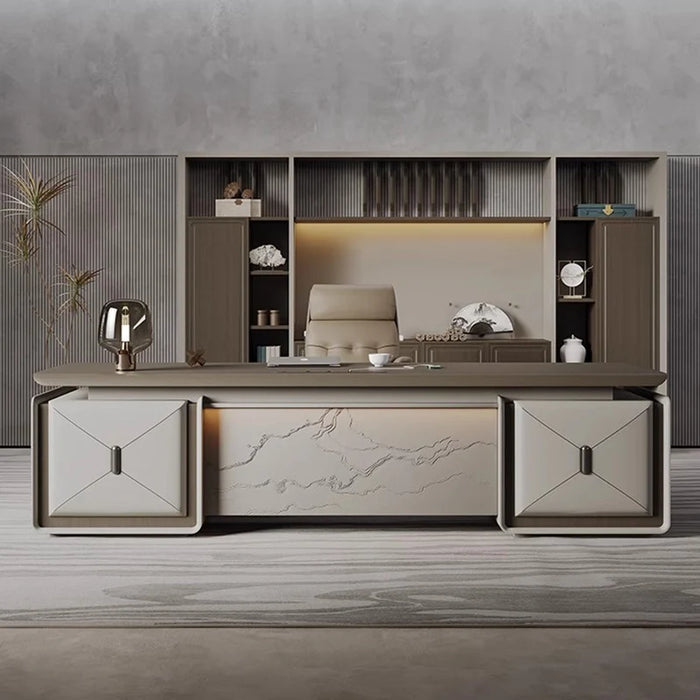 Storage Unique Office Desk Minimalist Reception Modern Luxury Computer Desks Conference Executive Mesa Escritorio Home Furniture