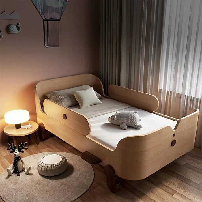 Wooden Floor Modern Children Beds Toddler Luxury House Baby Children Beds Design Cama Infantiles Bedroom Furniture YQ50CB