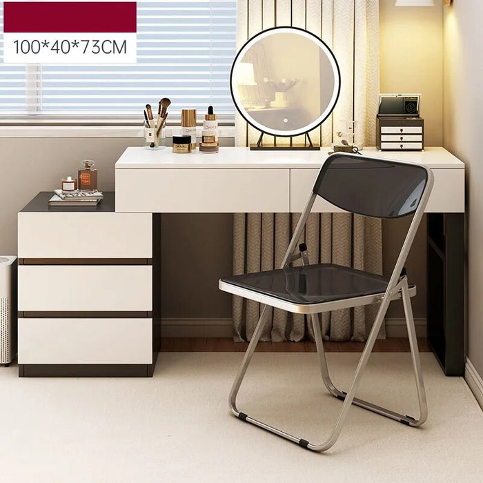 Led Chair Lacquer Dressing Table Container Nordic Comfortable Dressing Table Dressers Bedroom Tocador Maquillaje Home Furniture