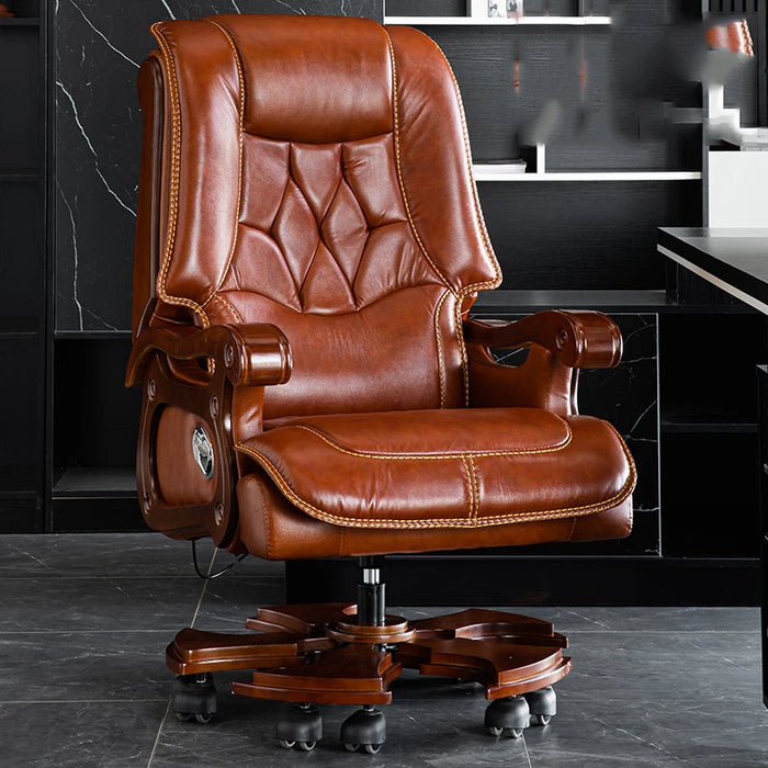 Computer Office Chair Desk Recliner Accent Pedicure Ergonomic Office Chair Vanity Leather Relax Silla De Oficina Furniture