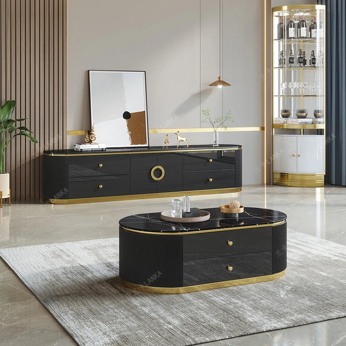 Consoles Table TV Stands Floating Modern Plant Fireplace TV Stands Display Mid Century Muebles Para Casa Living Room Furniture
