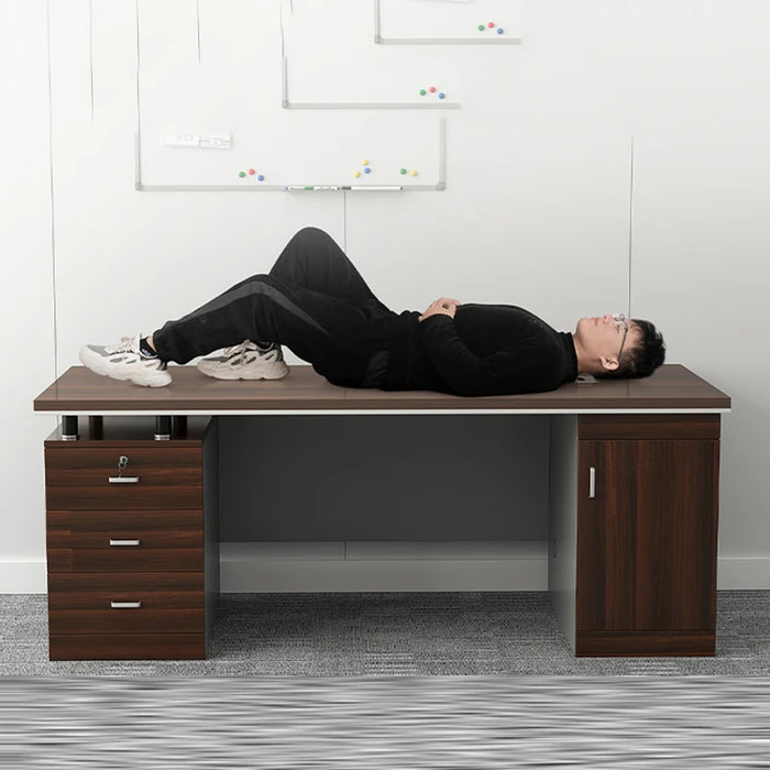 Office Boss Office Desk Chair Combination Staff Minimalist Designer Modern Desk Computer Minimalist Desk Businessfurniture