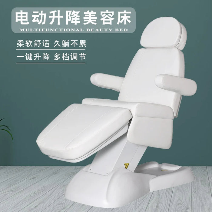 Electric beauty bed, beauty salon, body massage, embroidery bed, folding micro plastic injection bed