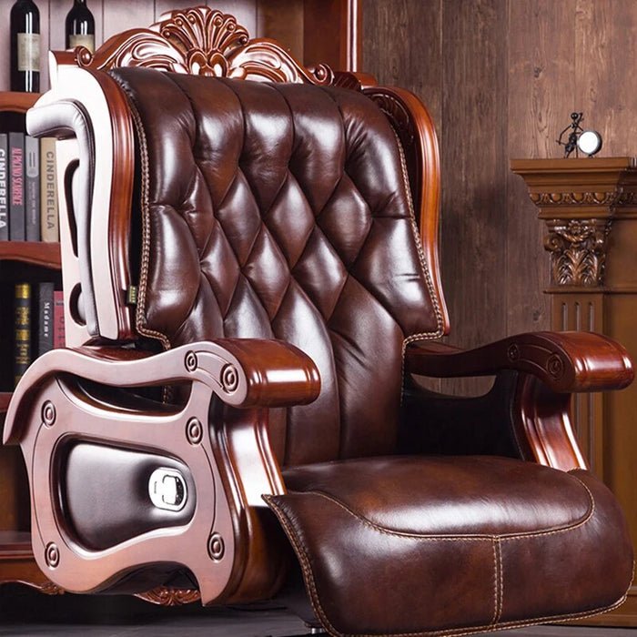 Swivel Ergonomic Office Chairs - Computer Leather Office Chairs - Executive Bedroom Modern Silla Oficina Office Furniture WSW30XP