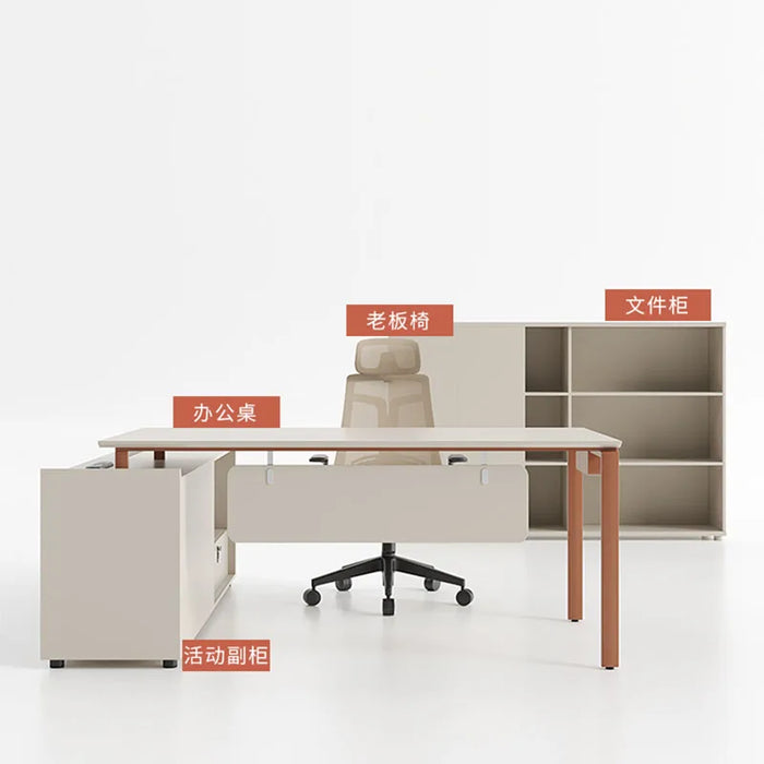 Executive Office Room Computer Desk Bedroom for Pc Seating Writing Dressing Table Side Desktops Mesa Gaming 긴테이블 Furniture AA