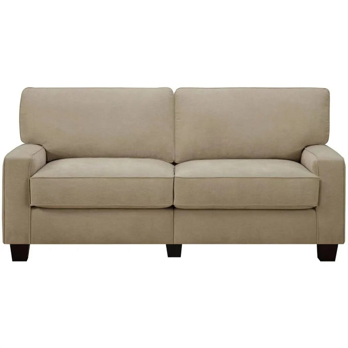 Modern Collection 73" Sofa,Living Room Sofas with Free Shipping,Spacious and Cozy, living room furniture, Silica Sand