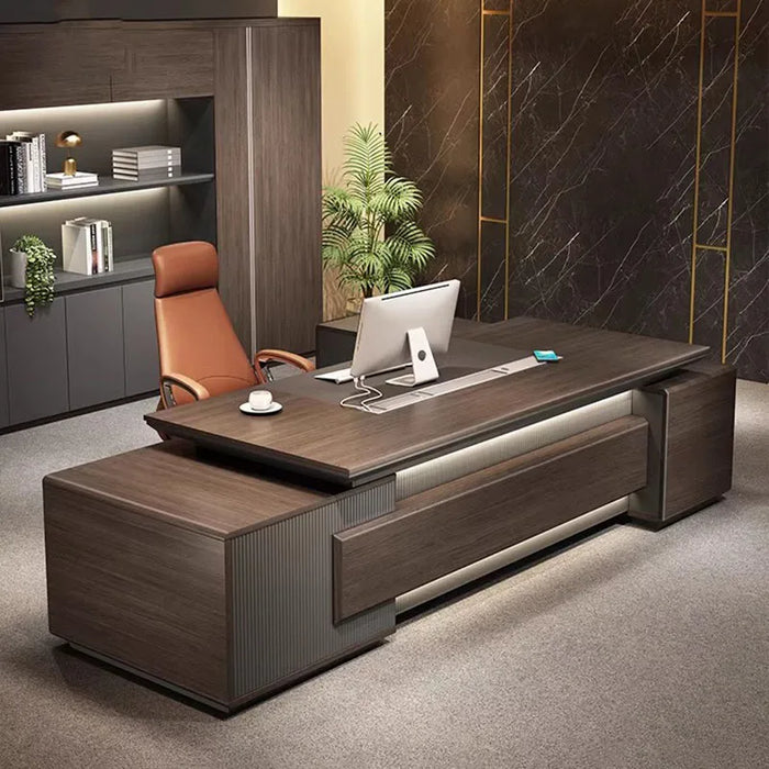 Modern Drawers Office Desks Executive Light Storage Writing Conference Gaming Desk Computer Biurka Komputerowe Office Supplies