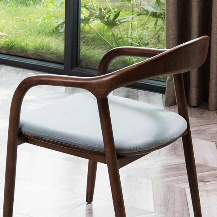 Balcony Household Dining Chair Chinese Style President Leisure Simplicity Wood Design Dining Chair Muebles Home Furniture QF50DC