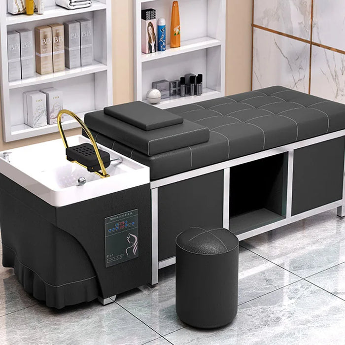 Shaving Shampoo Chair Hairdressing Beauty Salon Chair Head Spa Equipment Hair Washing Massage Bed Cadeira Hairsalon Furniture