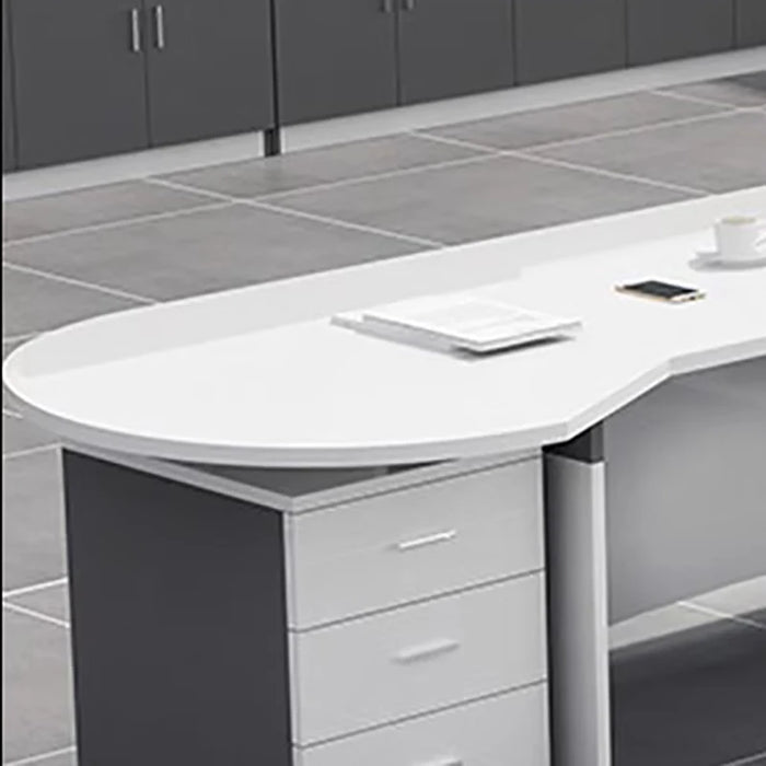 Supplies Setup Office Desk Reception Conference Luxury Writing Computer Desks Executive Modern Mesa De Computador Furnitures