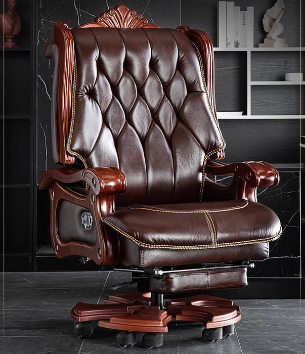Boss's Chair Business Massage Class Chair Reclining Office Chair Home Computer Lift Rotating Chair