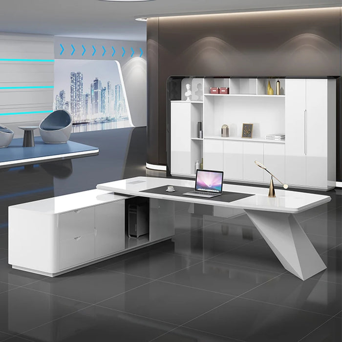 Standing Gaming Study Desk Conference Computer Office Writing Corner Desk Reception Executive Mesa Media Console Furniture