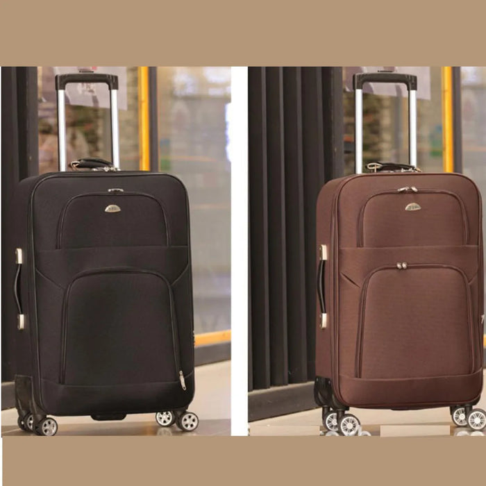 20"22"24"26"28"30 Inch Travel Soft Fabric Big Suitcase On Wheels Trolley Rolling Luggage Bag Boarding Case Valise Free Shipping