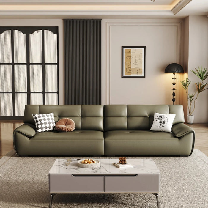 European Fashionable Living Room Sofa Leather Ergonomic Reading Soft Living Room Sofa Waterproof Recliner Canape Salon Furniture