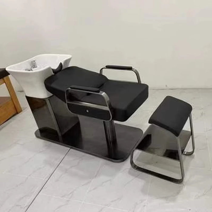 Ergonomics Lounge Shampoo Bed Comfort Massage Beauty Salon Head Spa Equipment Barber Shop Massageador Salon Equipment LJ50SC