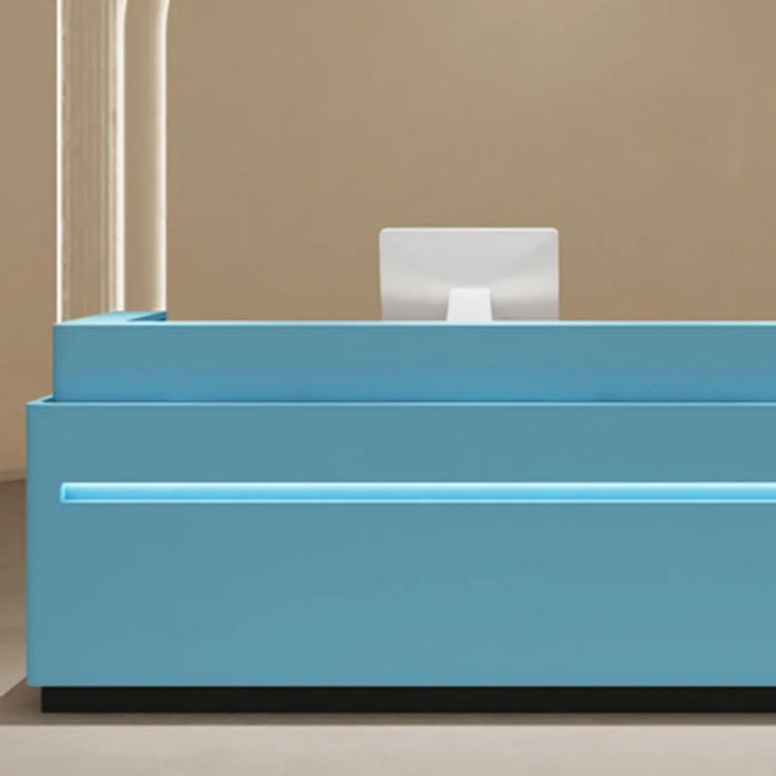 Commercial Hotel Reception Desk Beauty Salon Luxury Lectern Information Simple Reception Desk Modern Mostrador Room Furniture