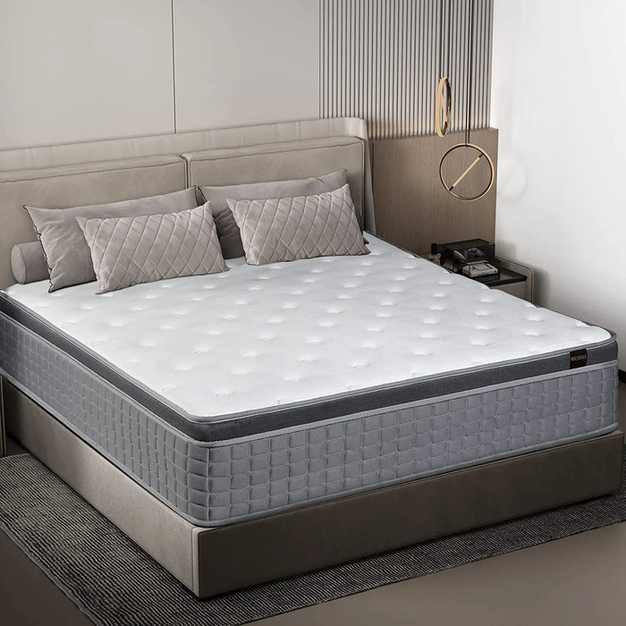 MICOOLS10” 12'' 14”Memory Foam Mattress High Density Foam Breathable Comfortabl Twin Full Queen King Spring Mattress In A Box
