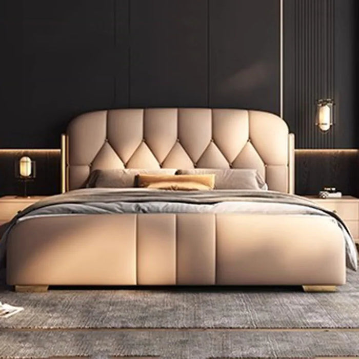 Home European Double Bed Wood King High End Queen Children Double Bed Bedding Sleeping Cama Matrimonio Bedroom Furniture