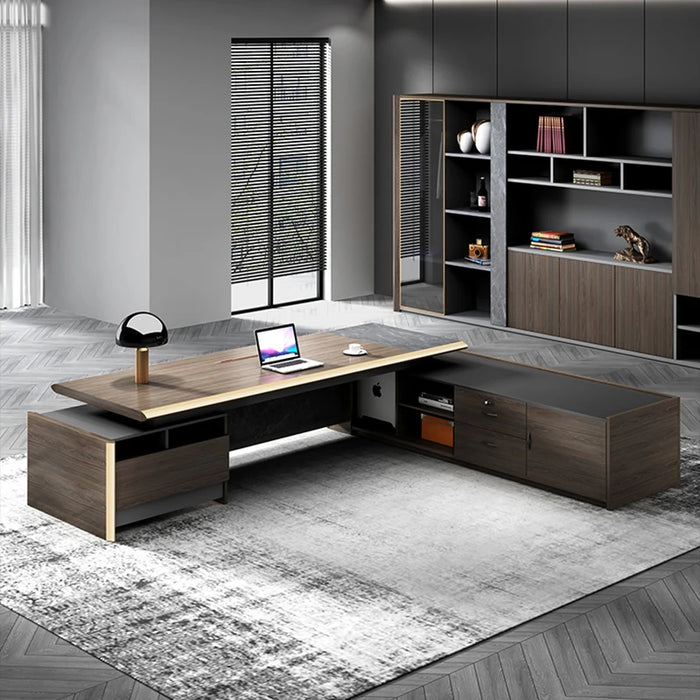 Executive Office Work Desk Coffee Drawers Gaming Wooden Workstation Work Desk Luxury Scrivania Ufficio Modern Furnitures