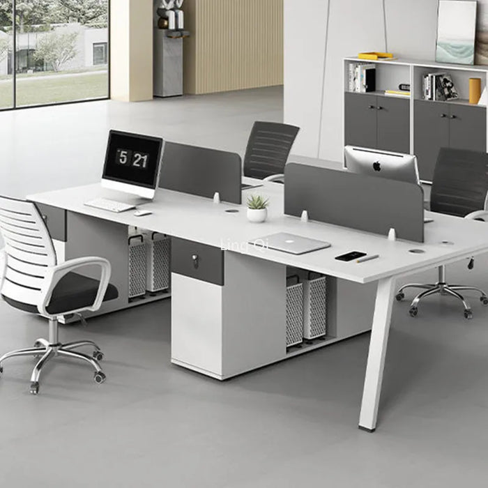 Vanity Executive Office Desk White Reception Free Shipping Designer Computer Desks Organizer Minimalist Bureau Modern Furniture