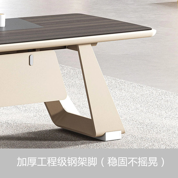 Simple Modern Executive Desk Office Desk and Chair Combination Set Manager Desk Office Desk for Boss