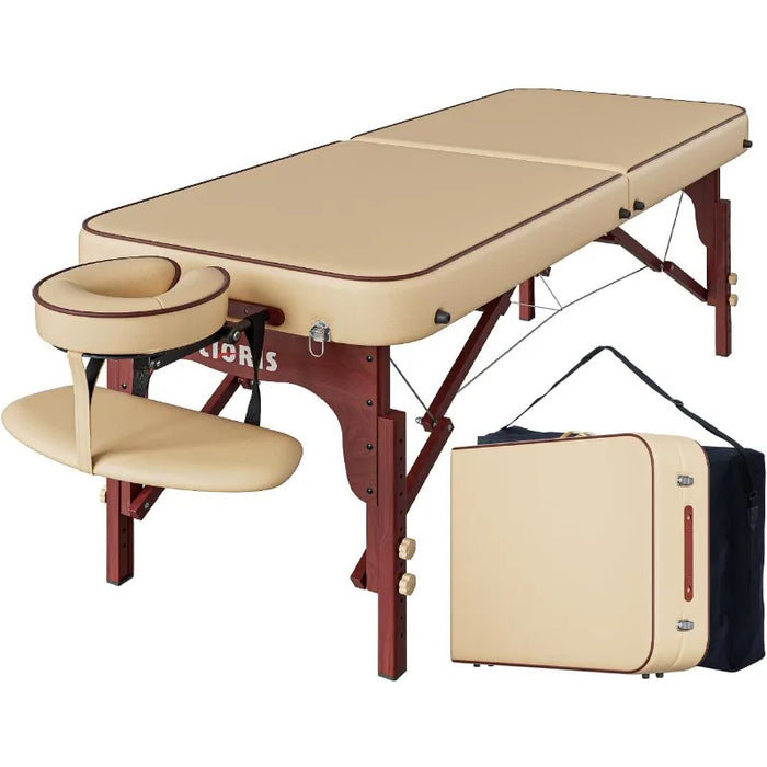 84" Professional Massage Table Portable 2 Folding Lightweight Facial Solon Spa Tattoo Bed Height Adjustable