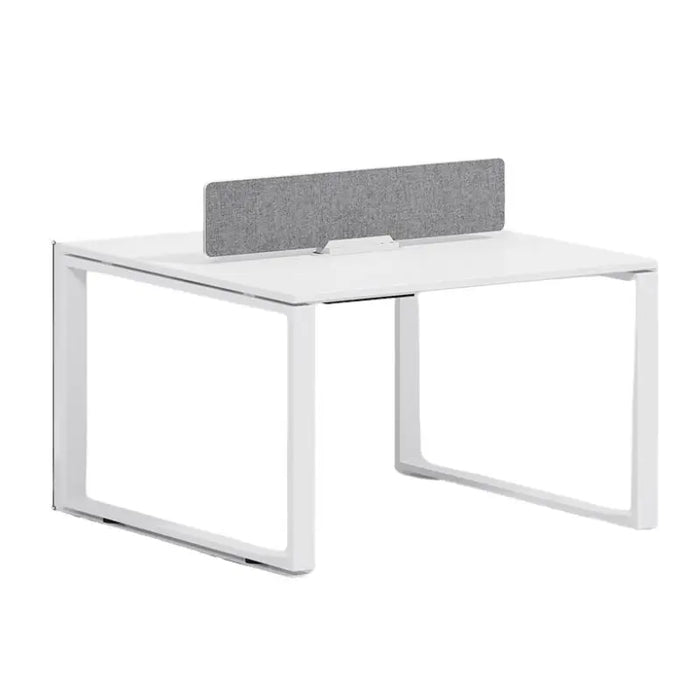 White Computer Desk Tables Wooden Fashion Metal Frame Legs Ideas Studio Office Desk Conference Mesa De Escritorio Furniture