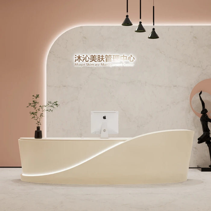 Service Counter Reception Desks Church Cashier Hospital Futuristic Reception Desks Commercial Mostrador Recepcion Furniture