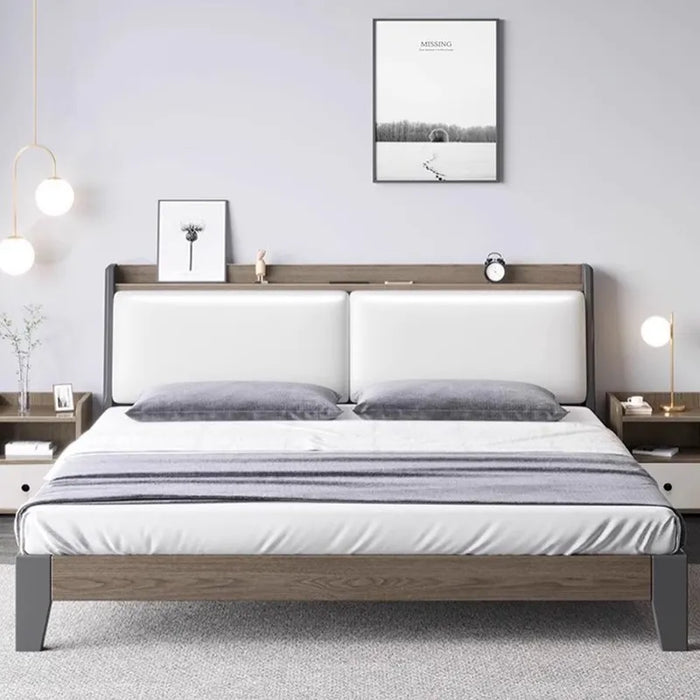 Modern Aesthetic Bed Pillows Bedroom Quilts King Size Two Place Bed Luxury Headboard Letto Matrimoniale Outdoor Furniture