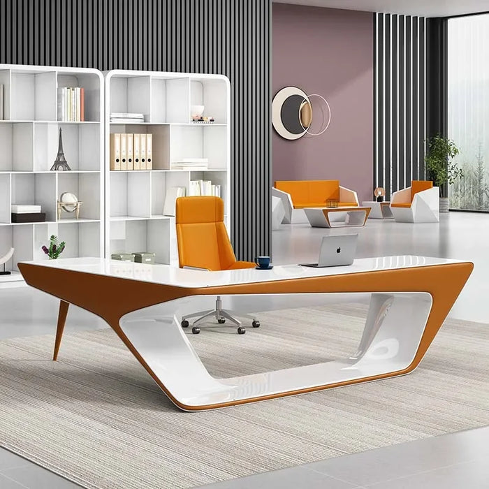 Boss L Shape Luxury Office Furniture Manager High Tech Modern Executive Ceo Office Desk