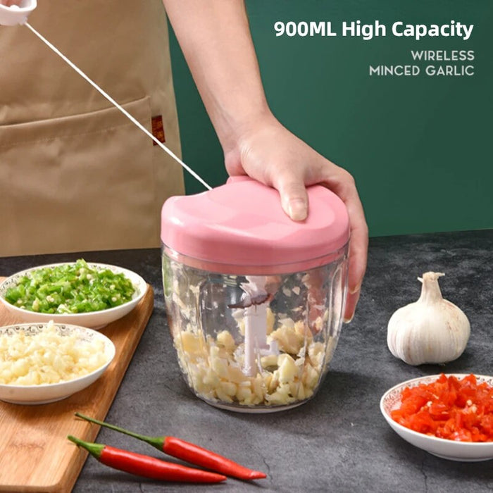 Crusher Vegetable Onion Cutter Accessories - Manual Meat Mincer
