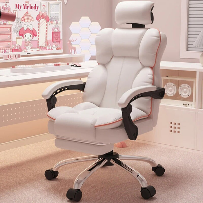 Fashion Swivel Office Chairs Organizer Gamer Leather Elastic Lounge Work Chair Professional Design Silla Plegable Furnitures