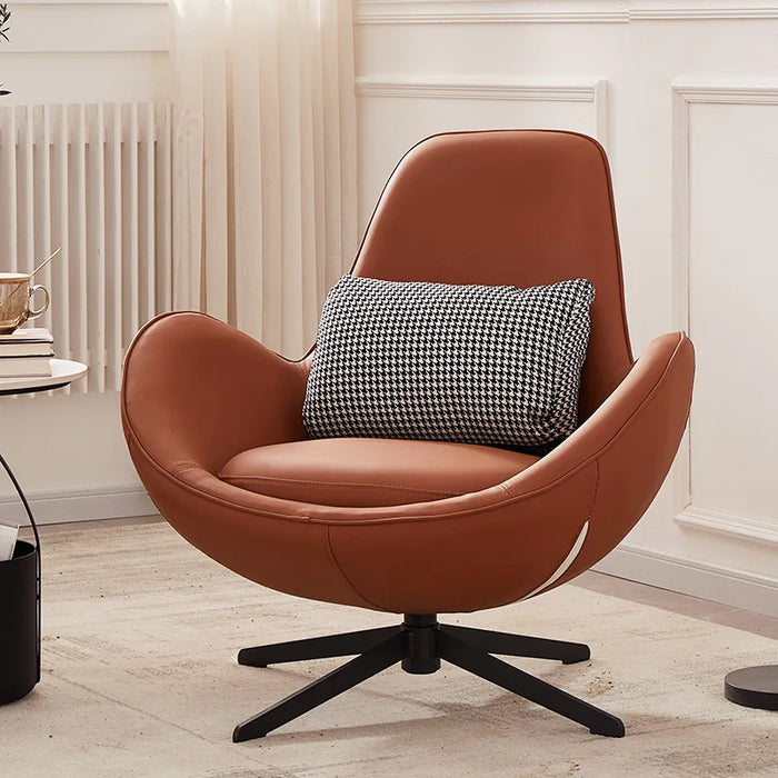 Snail Swivel Chair High-grade Leisure Chair Living Room Single Lazy Leisure Sofa Creative Light Luxury Furniture Floor Seats