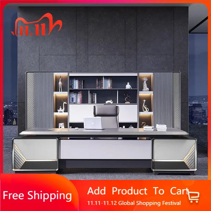 Vanity Study Desk Organizer Reception Makeup Writing Computer Office Desk Corner Executive Mesas De Computador Modern Furniture