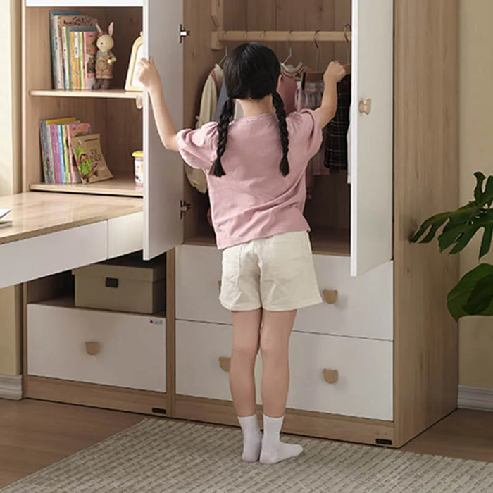 Living Room Wooden Wardrobes Luxury Display Modern Nordic Apartment Cabinets Organizer Simple Closets Abiertos Home Furnitures