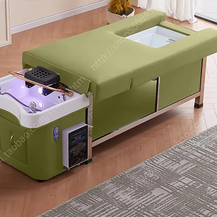 Hair Washing Massage Bed Nursing Electric Professional Shampoo Chair Washbasin Shaving Kappers Stoel Hairsalon Furniture CY50XT