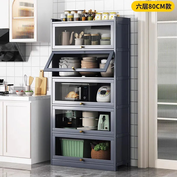 Kitchen Sideboard Microwave Shelf Console Living Room Entrance Luxury Kitchen Cabinets Multifunction Mobile Cucina Furniture