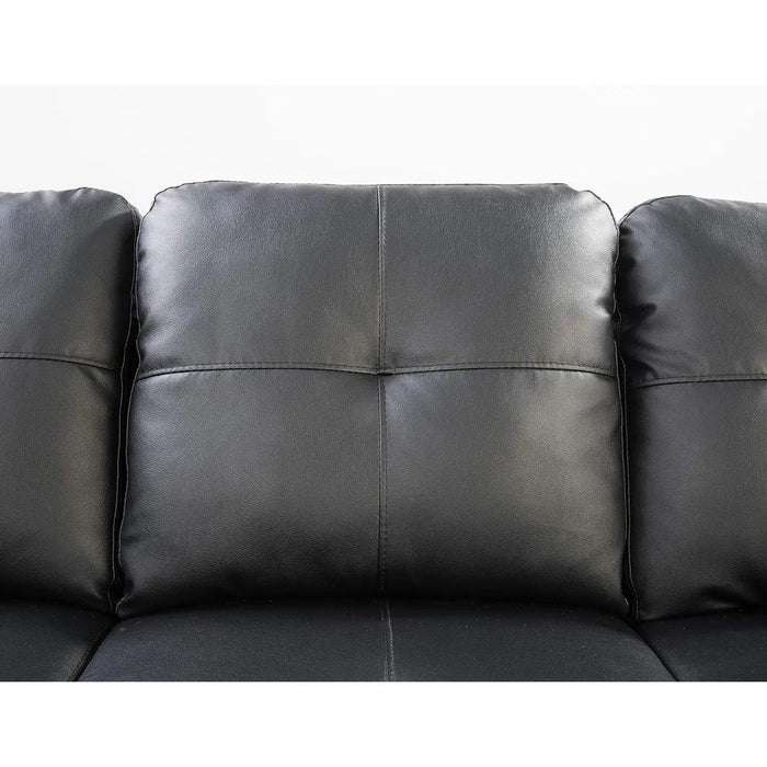 Sofa Living Room Sofas L-Shape 6 Seat Sectional Couch With Cupholder Console Part for Living Room Spacious Space Home Furniture
