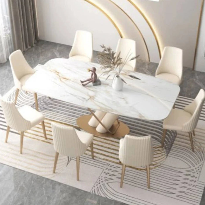 One Dining Table And 6 Chairs