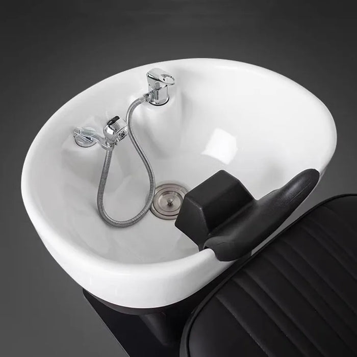 Barber Equipment Shampoo Chair Basin Stylist Luxury Washing Hair Bed Shampoo Chair Reclining Mobile Potable Cadeiras Salon Chair