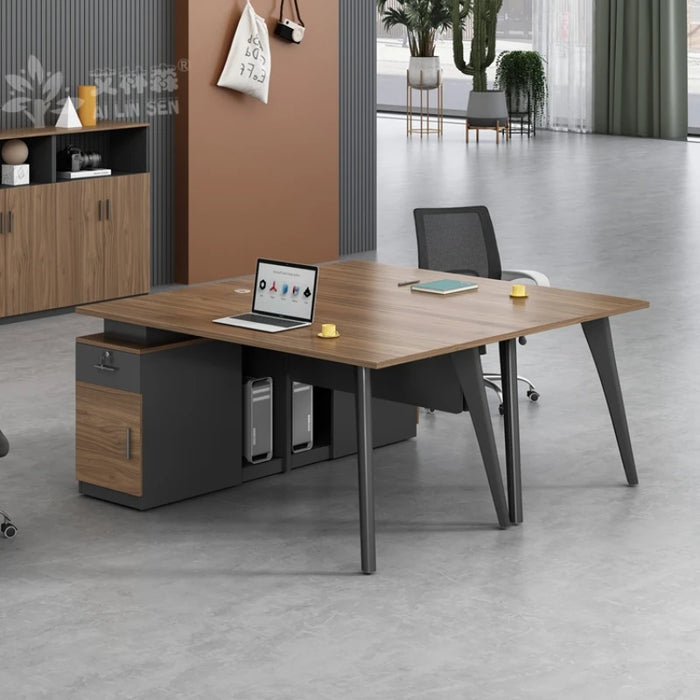 Single Commercial Office Desk Clerk Table Home Computer Office Desk Modern Simplicity Escritorio Ordenador Work Furniture QF50OD