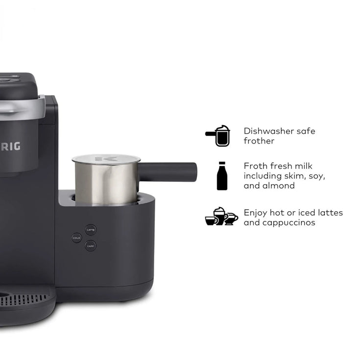 K-Cafe Single Serve K-Cup Coffee, Latte and Cappuccino Maker, Dark Charcoal coffee maker Home Appliances