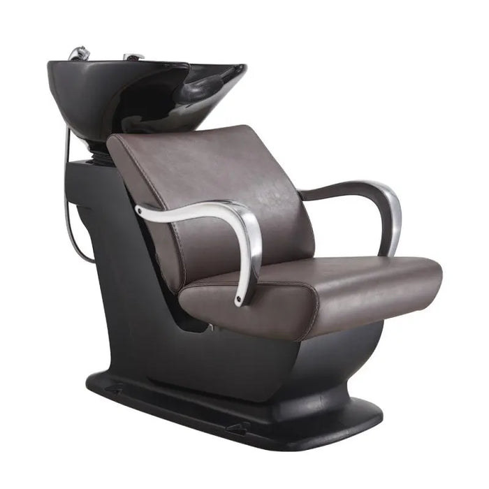 hair washing massage shampoo chair guangzhou hair ceramic basin semi-lying headwash shampoo station